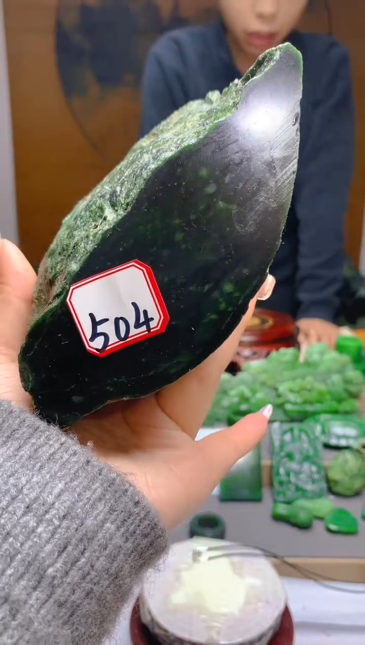 【闪购商品】和田玉（碧玉）珠宝半成品未镶嵌1