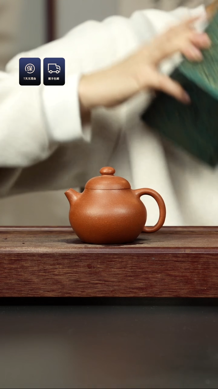 【闪购商品】紫砂茶壶五彩泥 文旦