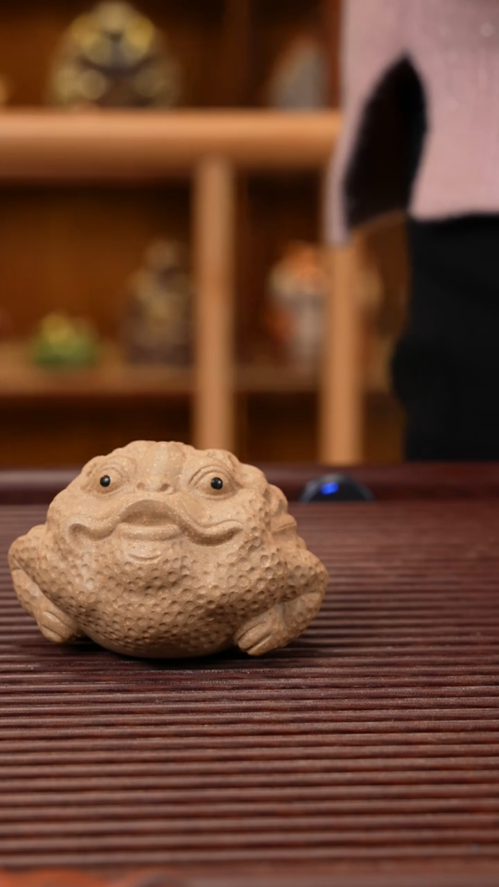 【闪购商品】紫砂茶宠核桃金蟾