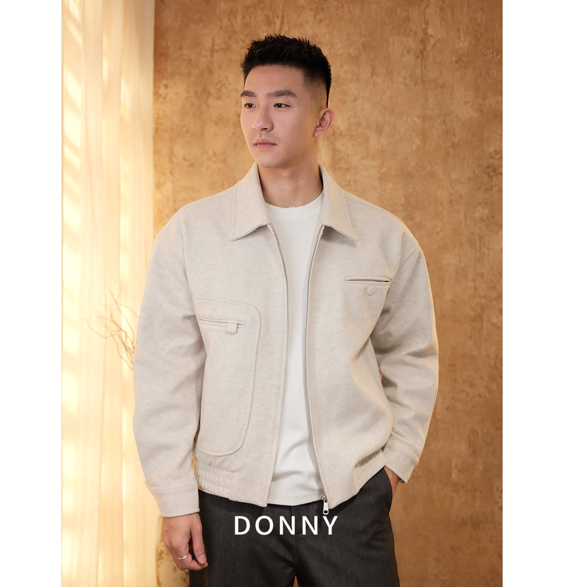DONNY【毛呢 挺阔型 外套】 秋冬男士百搭上衣外搭