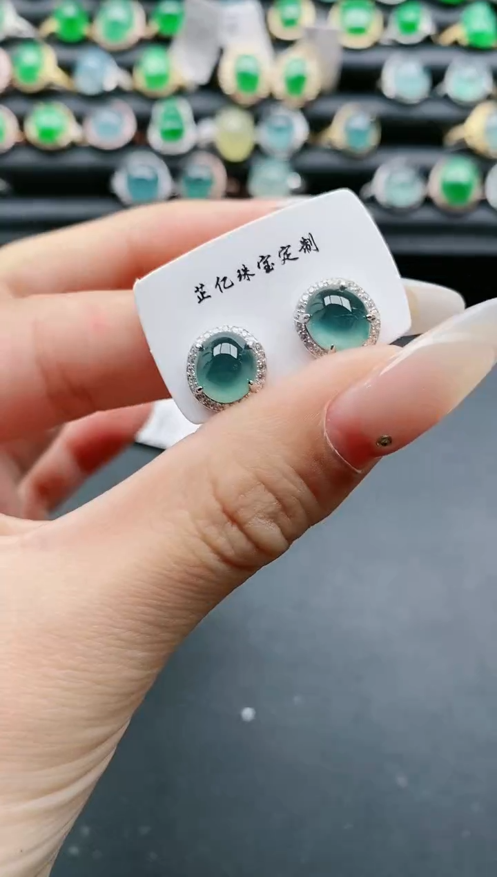 【闪购商品】翡翠戒指银S925镶嵌111111111