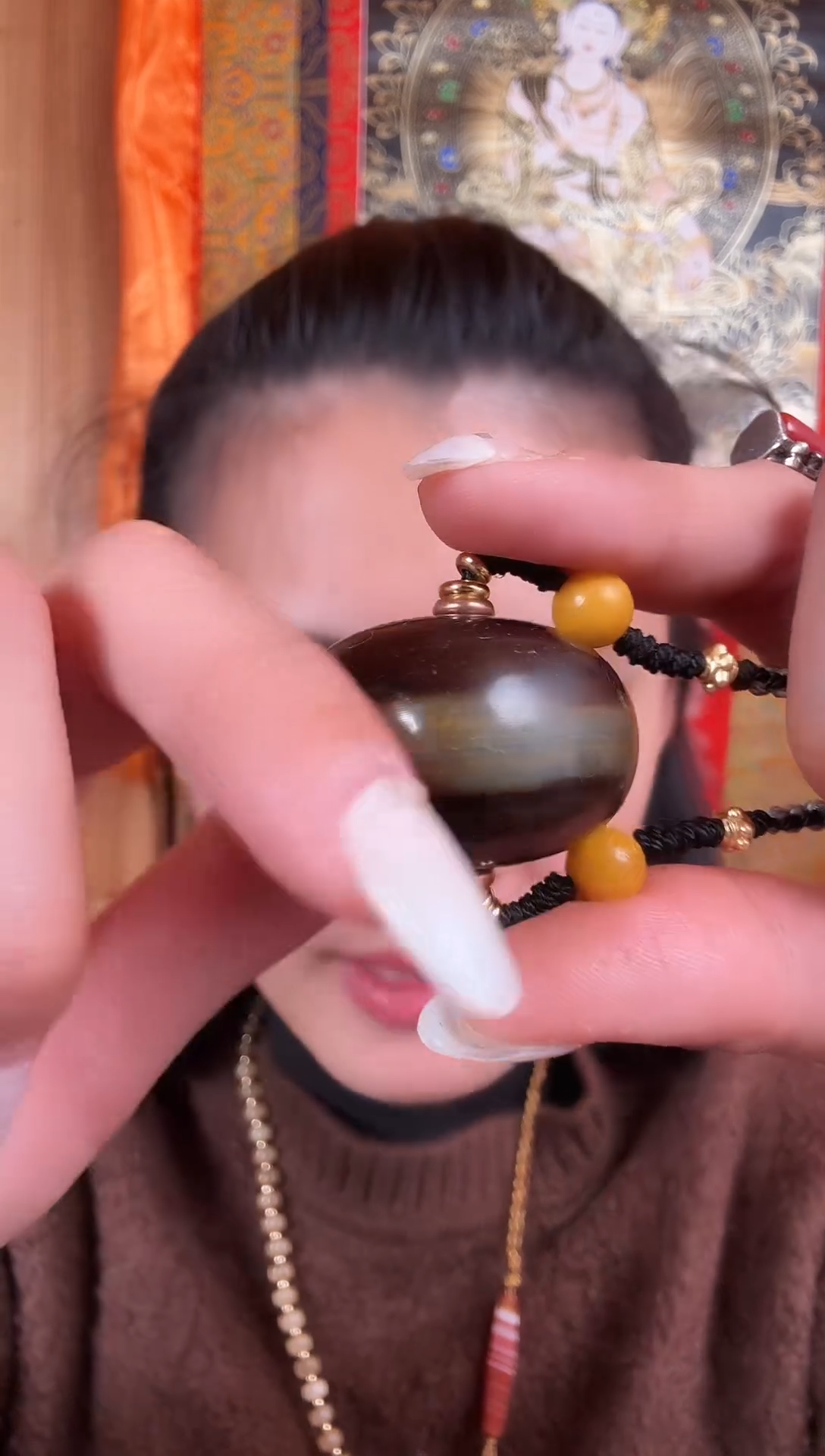 铁合金花岗石科*儿藏式风格珠串