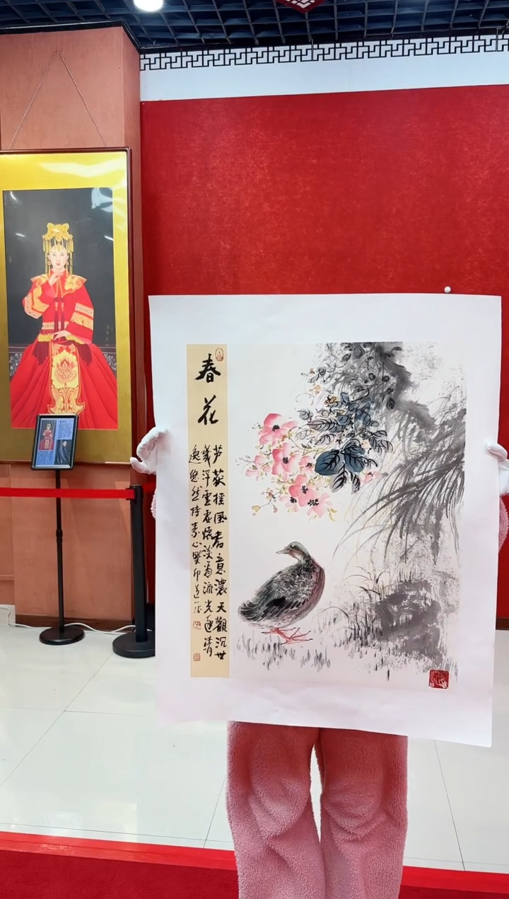 【闪购商品】国画国画道一老师亲笔绘画作品D24