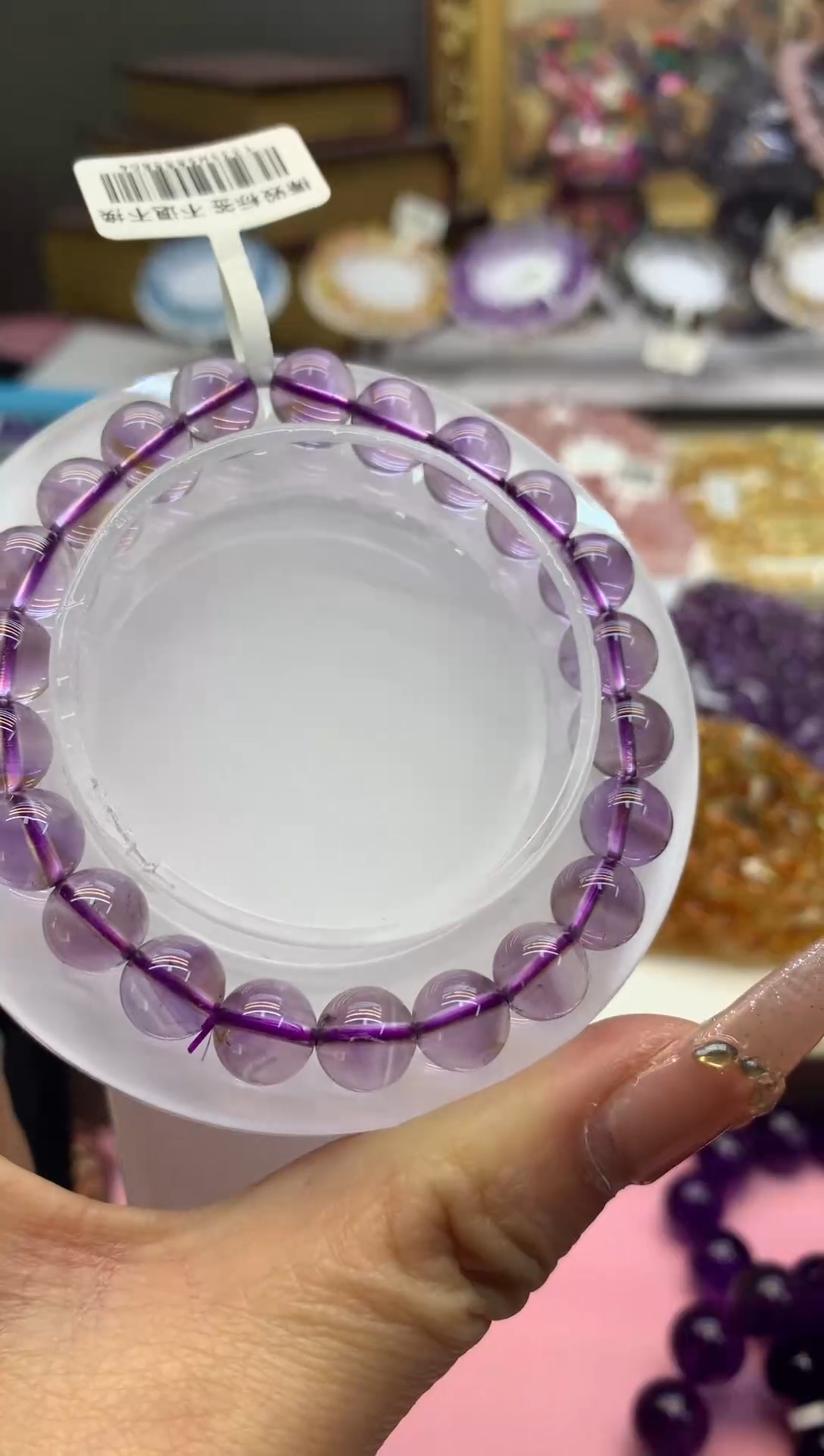 【闪购商品】水晶手串未镶嵌8+玻利维亚紫水晶