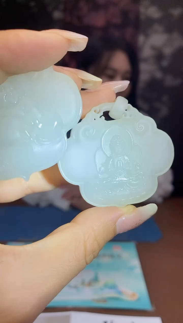 和田玉未镶嵌颈饰q681