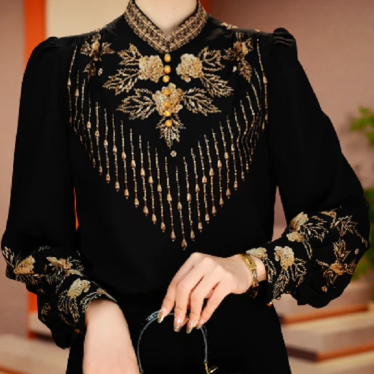 2025年早春新款轻奢优雅洋气减龄时尚百搭显瘦长袖衬衫