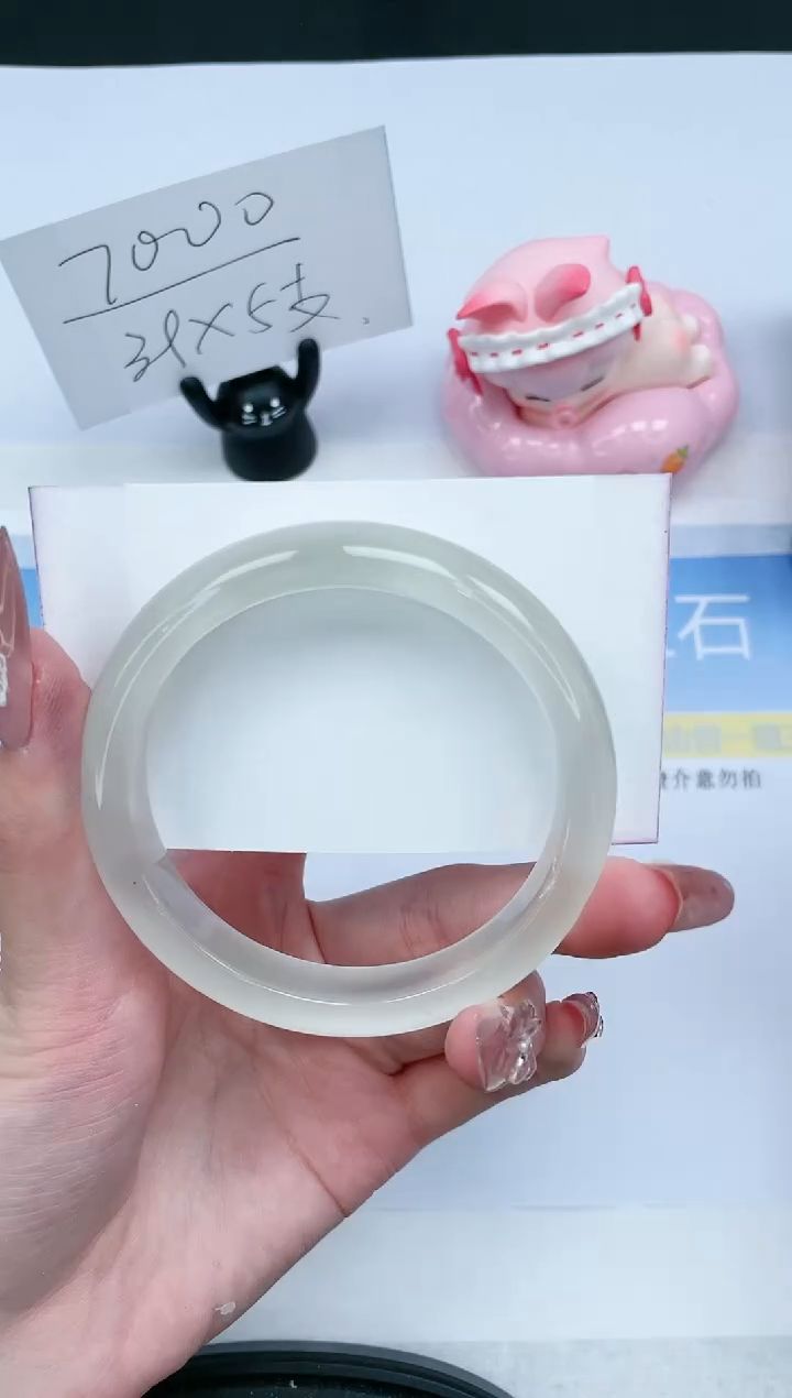 【闪购商品】石英质玉未镶嵌手镯320-59.2
