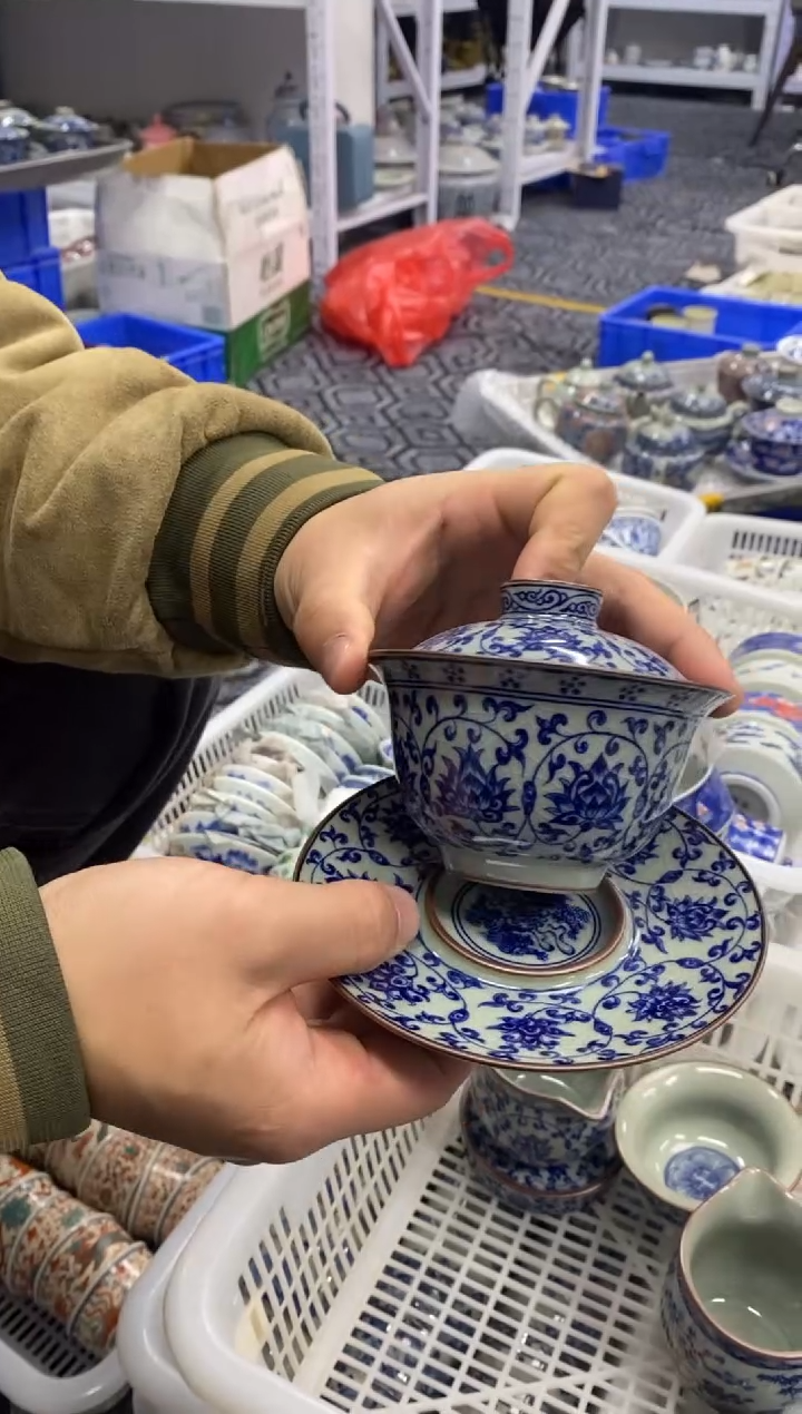 摆件陶景德陶瓷茶具容量约160