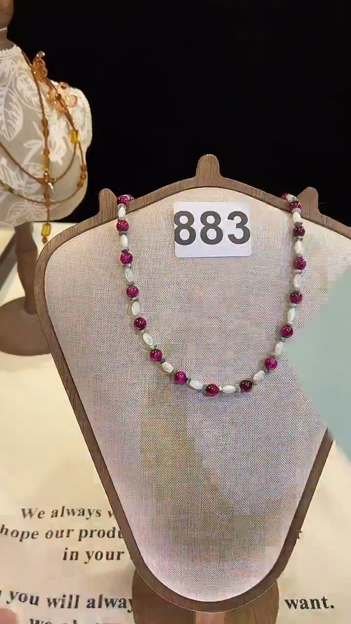 项链钛钢淡水珍珠883