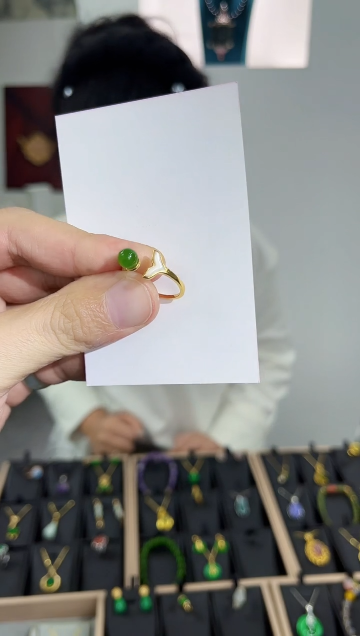 【闪购商品】和田玉戒指未镶嵌123多样性发其一