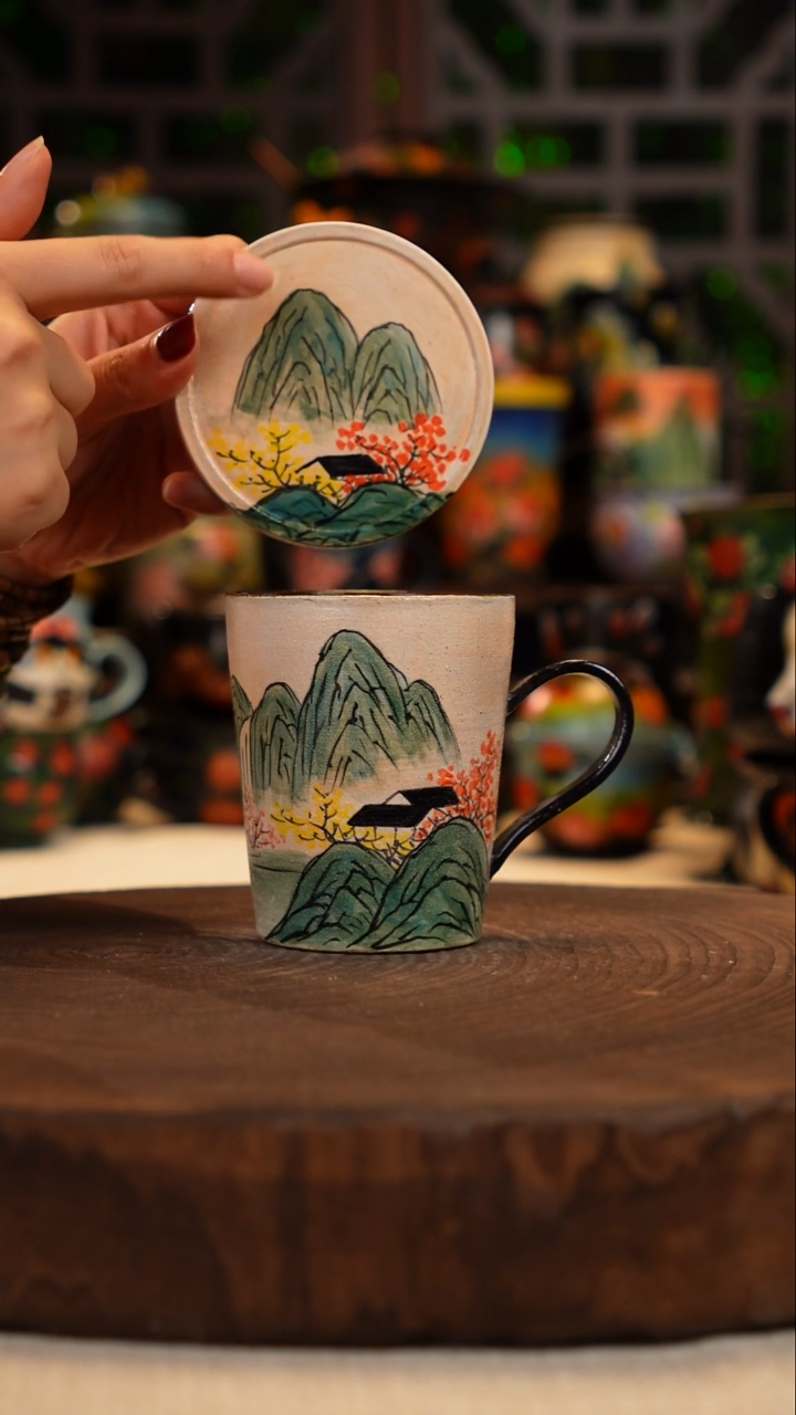 油画    手绘釉下彩