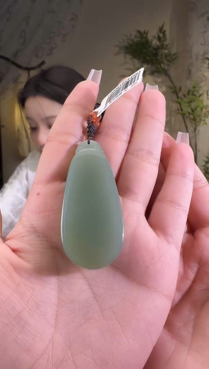 【闪购商品】和田玉颈饰未镶嵌无事牌