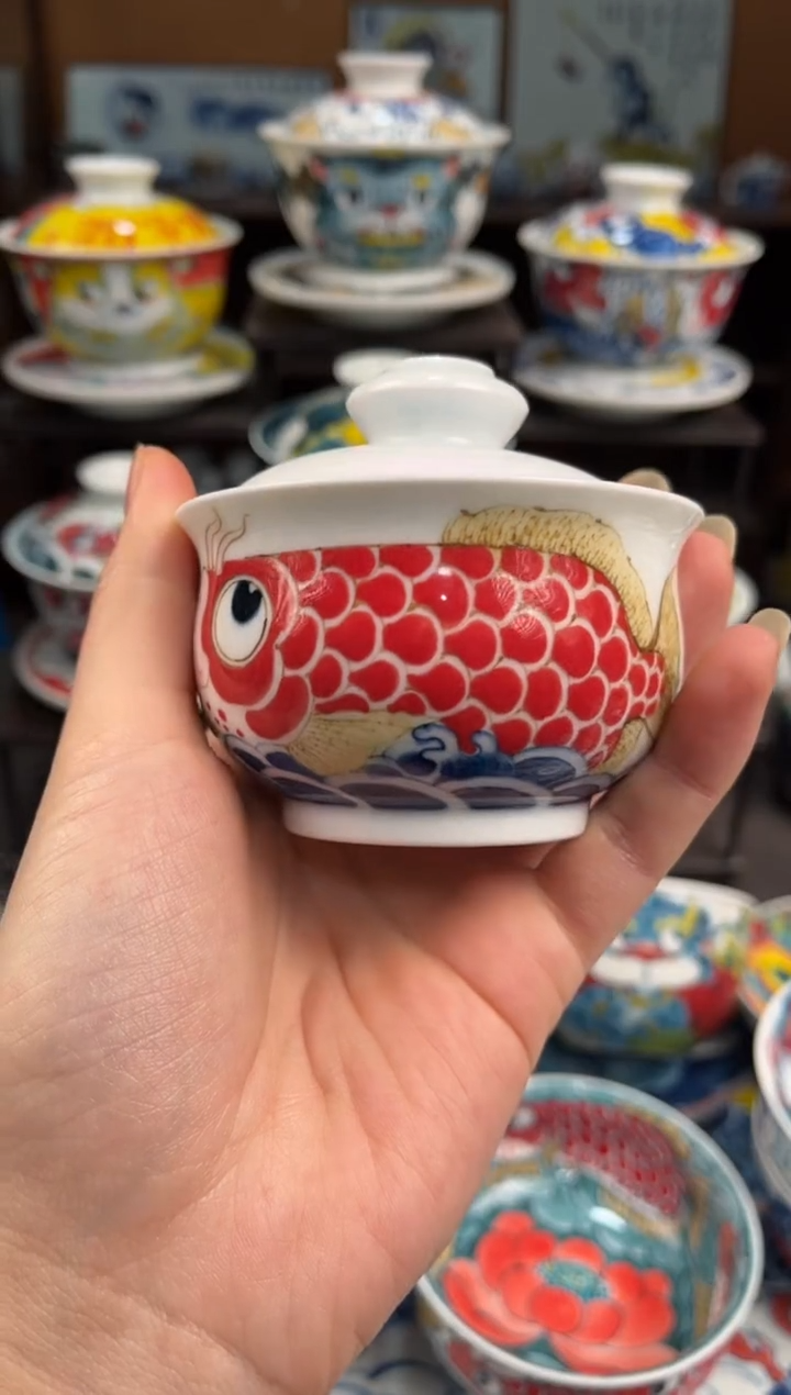 拙明院（微瑕价格）布袋盖碗