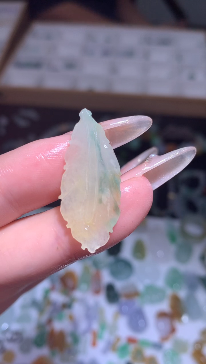 未镶嵌定制翡翠羽毛