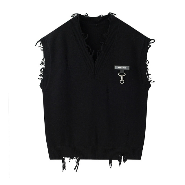 【小余专属】菀草壹时尚百搭无袖毛衫G05313151