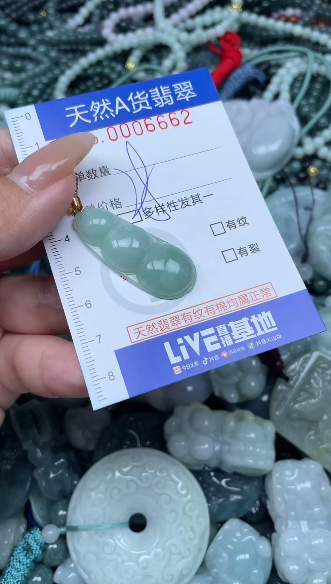 颈饰未镶嵌翡翠天然A货 支持复检