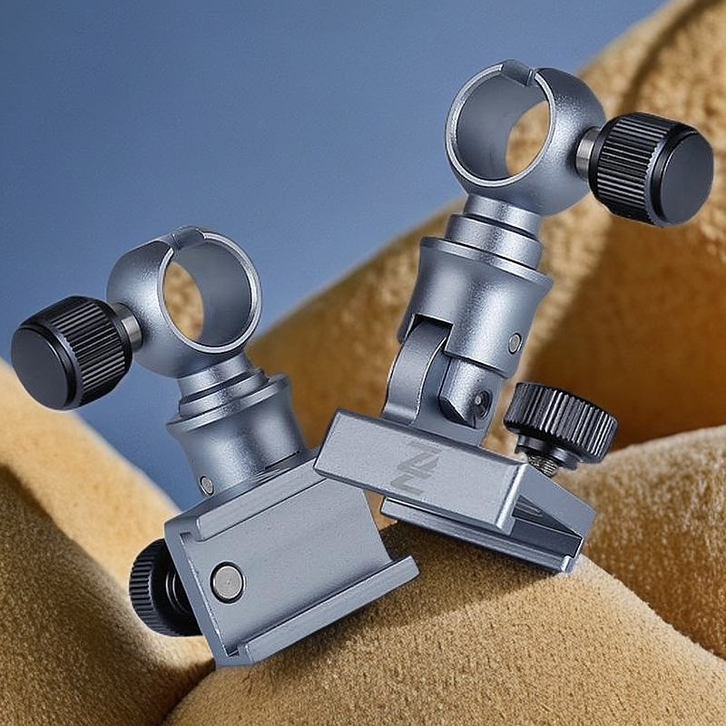 智飞铝合金钓椅配件单孔折叠食盒架饵盒饵盘架智飞专用渔具支架