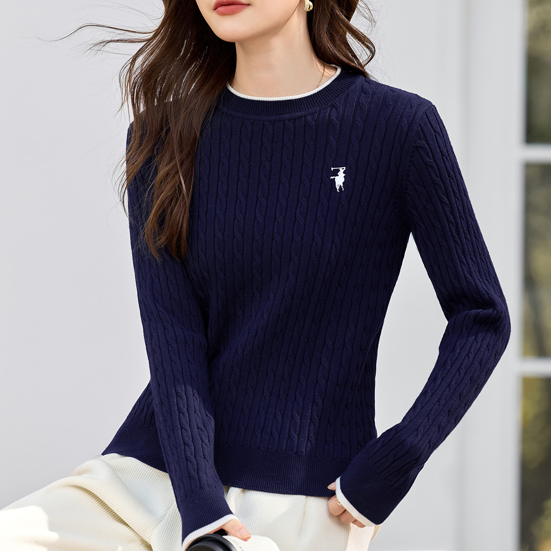 【包芯纱线】洋气针织衫正肩小宽松打底衫宽松防静电上衣内搭外穿潮