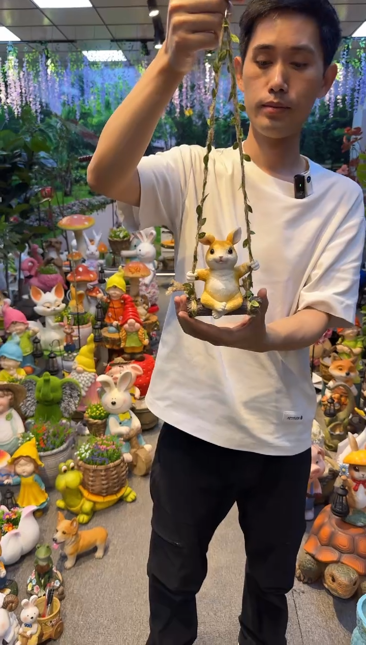 无花朵花园庭院摆件&00&