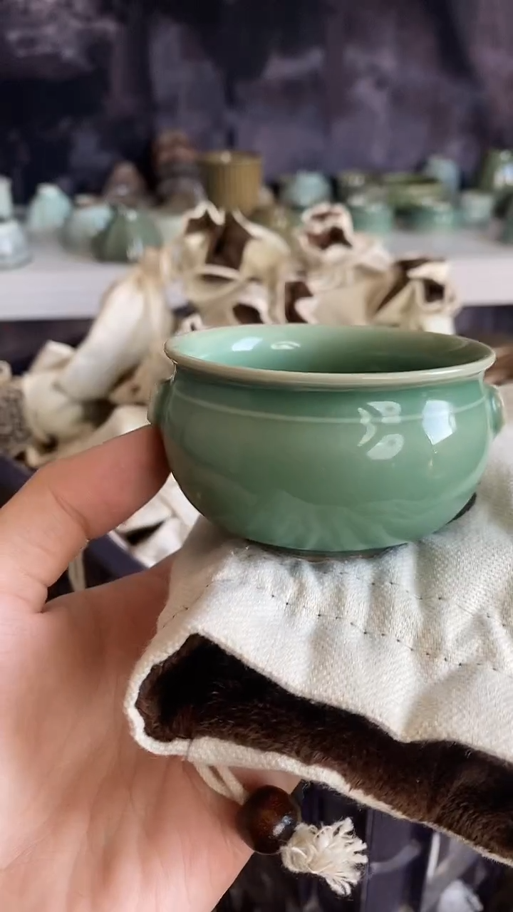 【山隐青瓷】气烧杯子    全品    012   