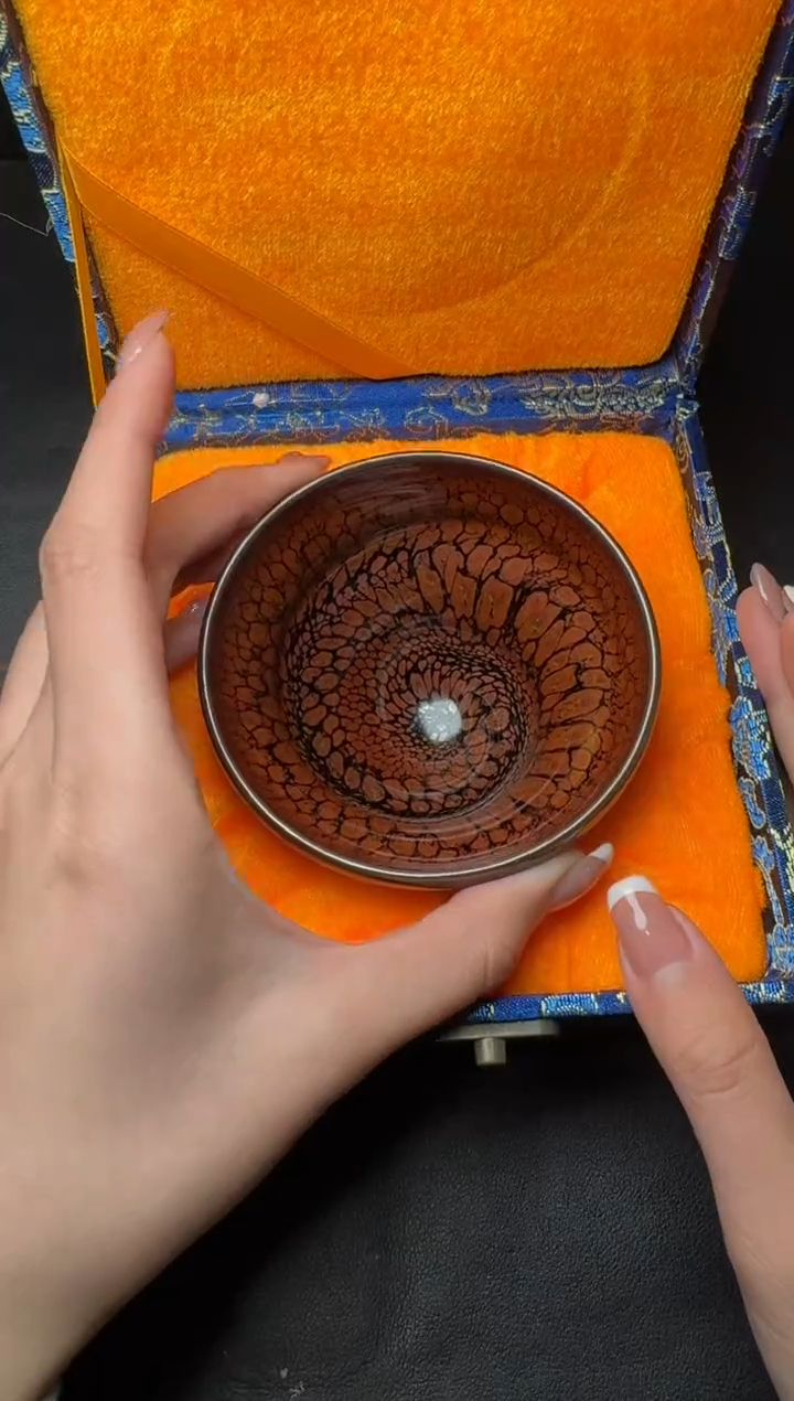 【闪购商品】茶盏何定欣鹧鸪斑27