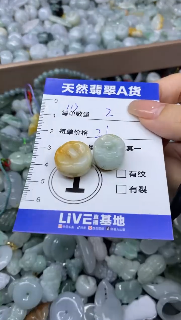颈饰未镶嵌翡翠天然翡翠A货批量多样性发一件