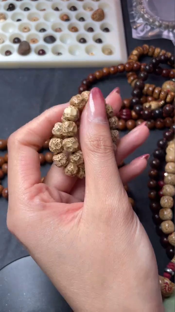 【闪购商品】星月菩提手串精工级陈籽无相8.5*7.5手串