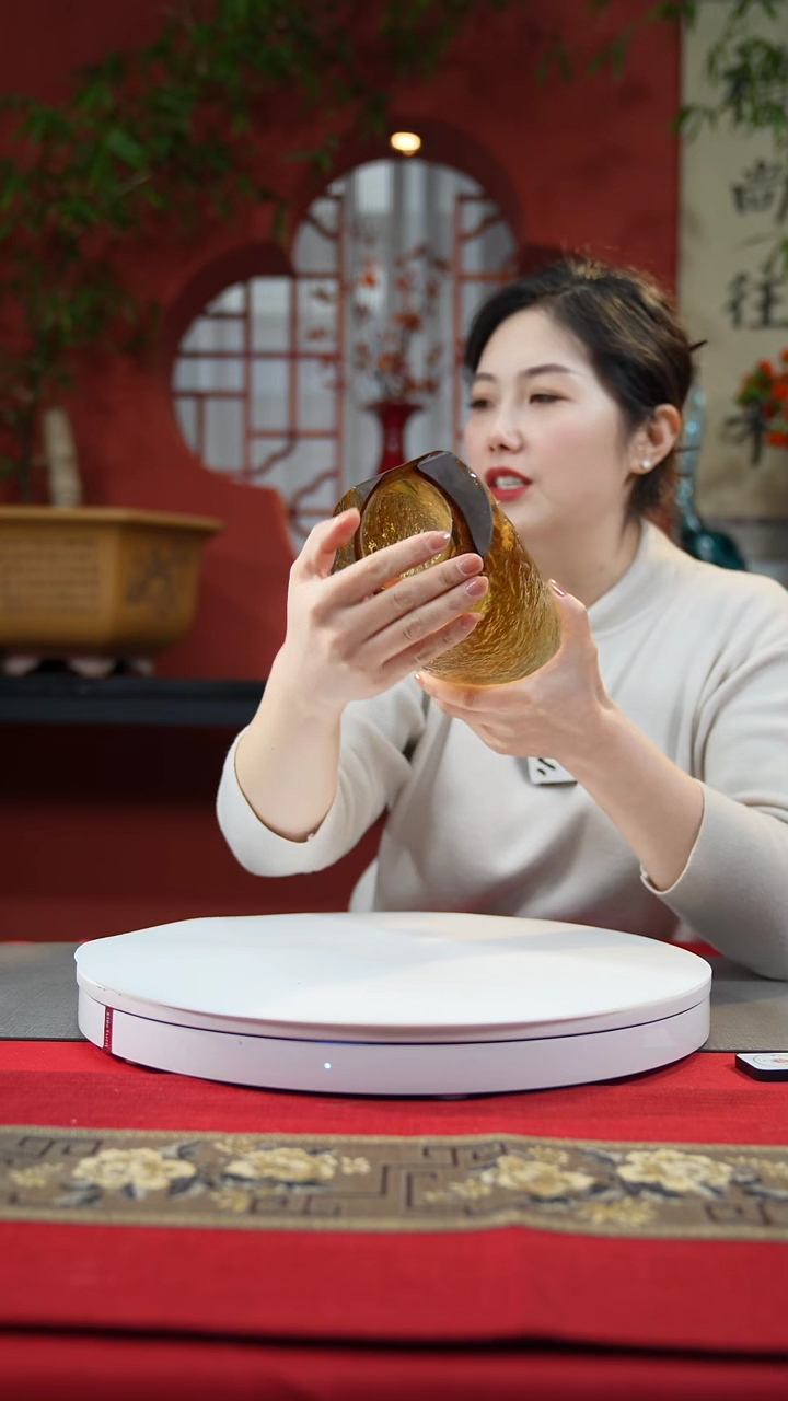 【闪购商品】琉璃手工艺品火山石花器