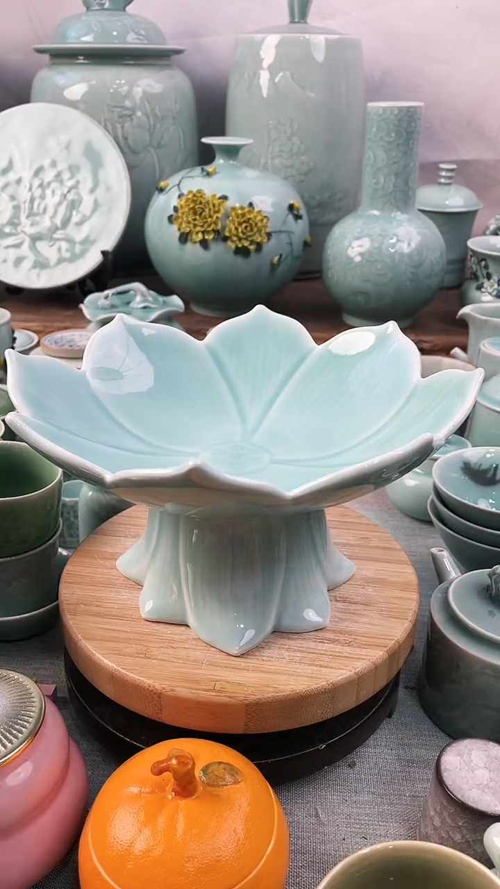 【闪购商品】特价 微瑕 慧仙青瓷