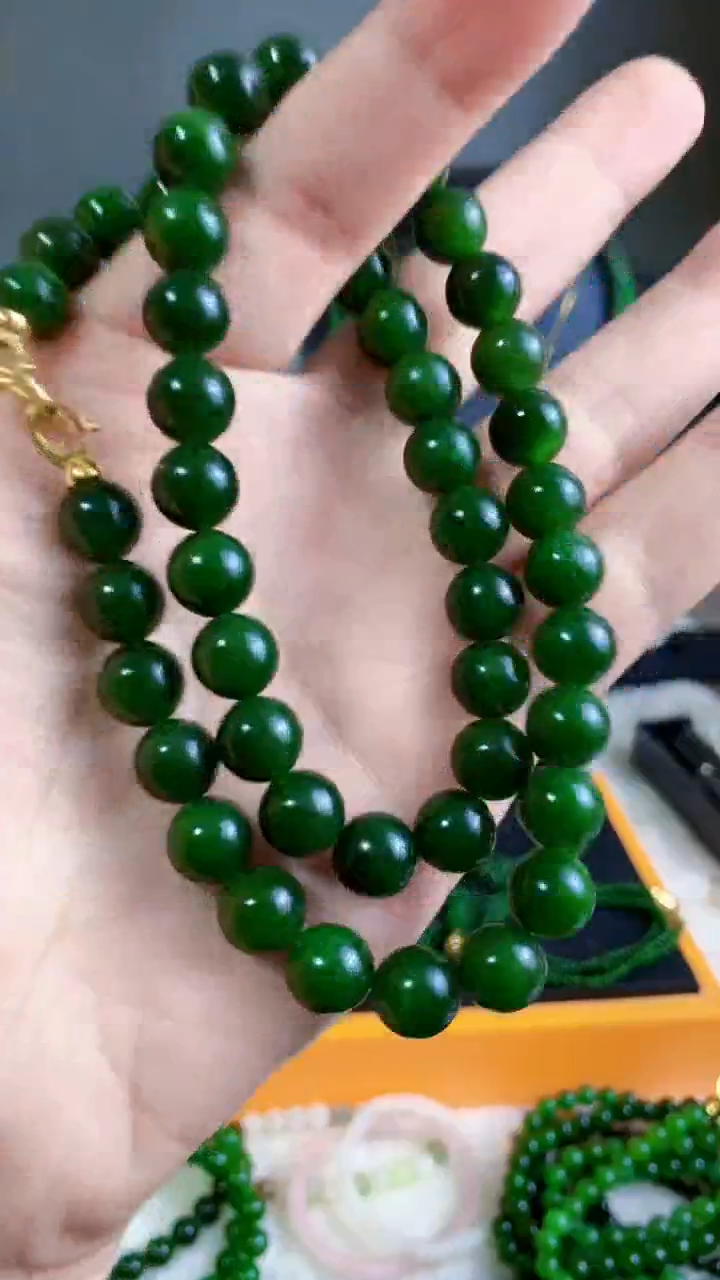 和田玉（碧玉）未镶嵌项链10