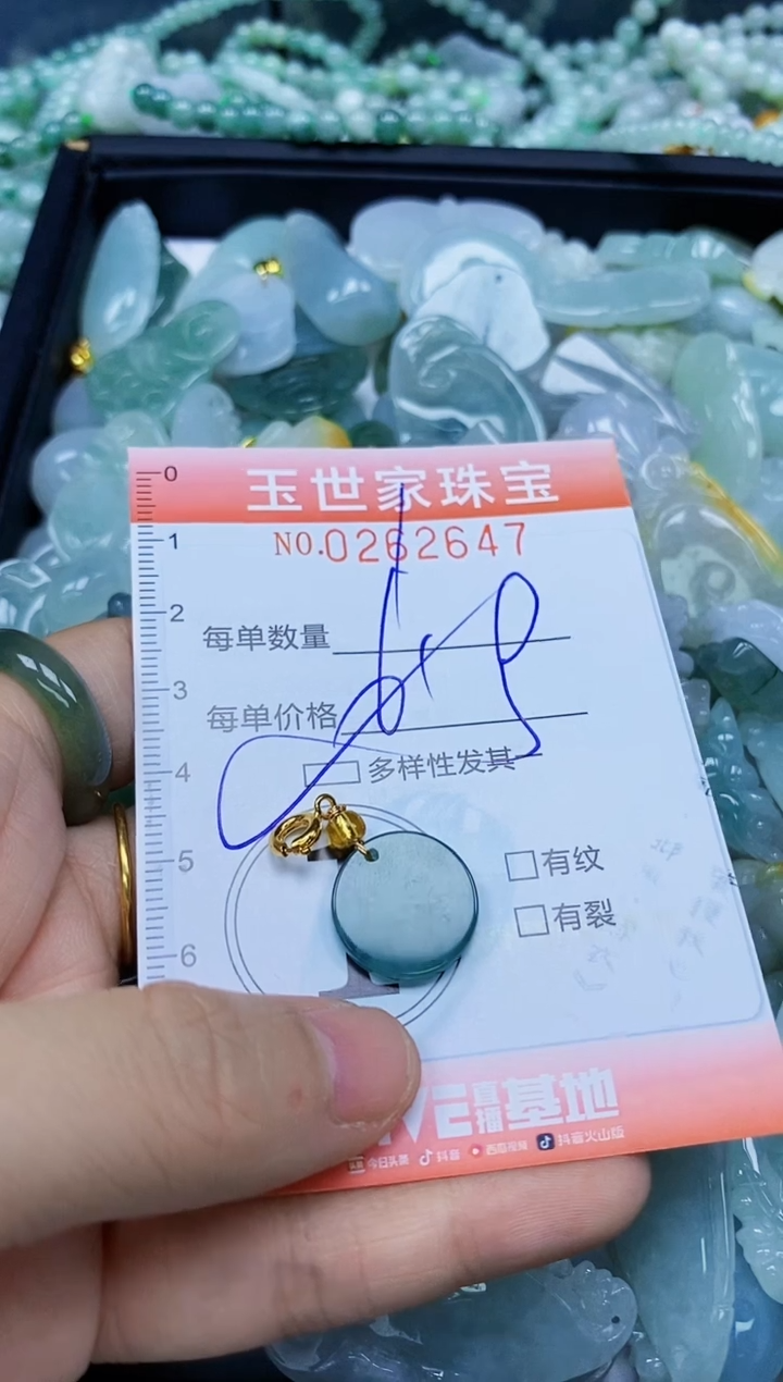 翡翠未镶嵌颈饰闪购0262647多样性发其一