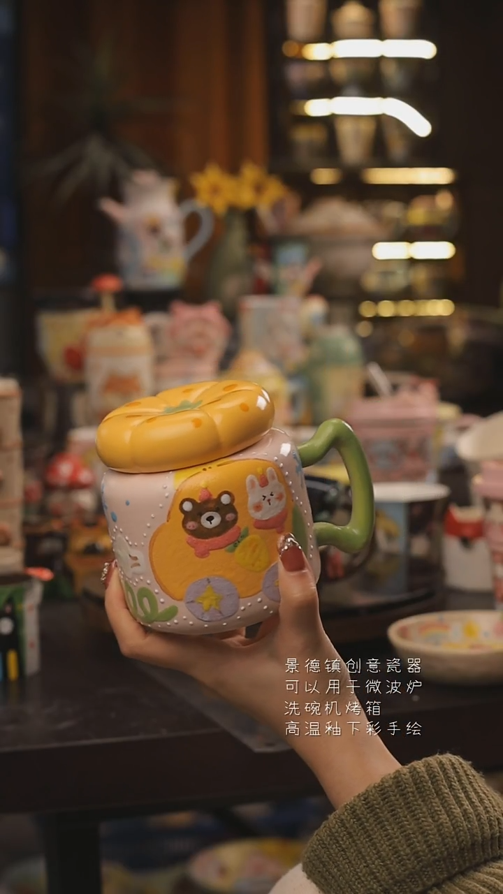景德镇釉下彩绘设计师款式陶瓷