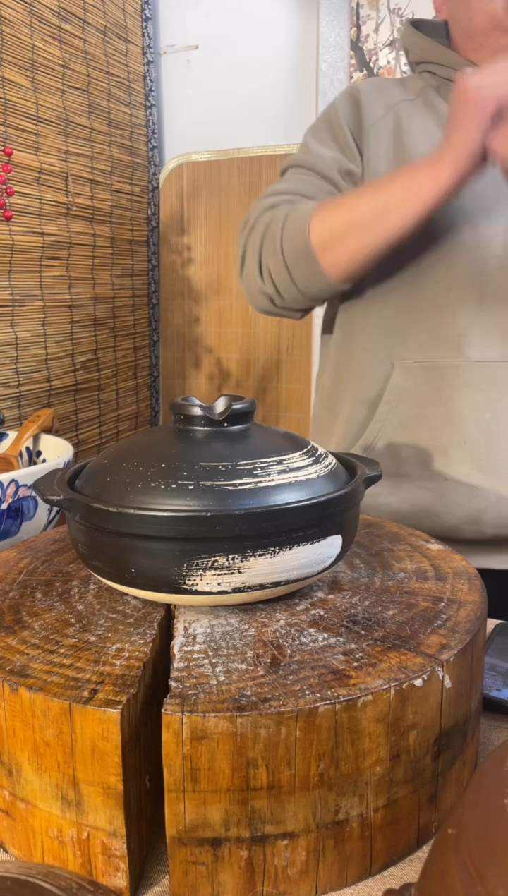 陶土5号链接日式砂锅毛目1.8升*24.5高8.5