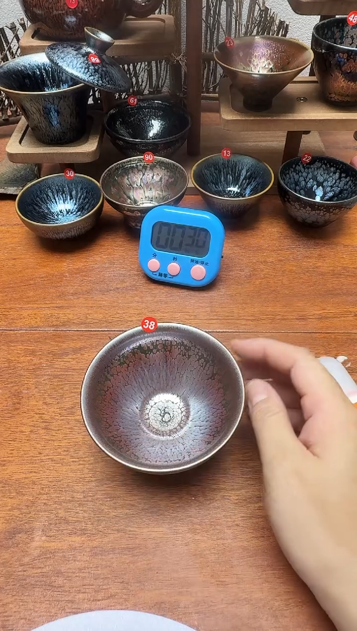 茶盏八*38号建盏工匠茶器