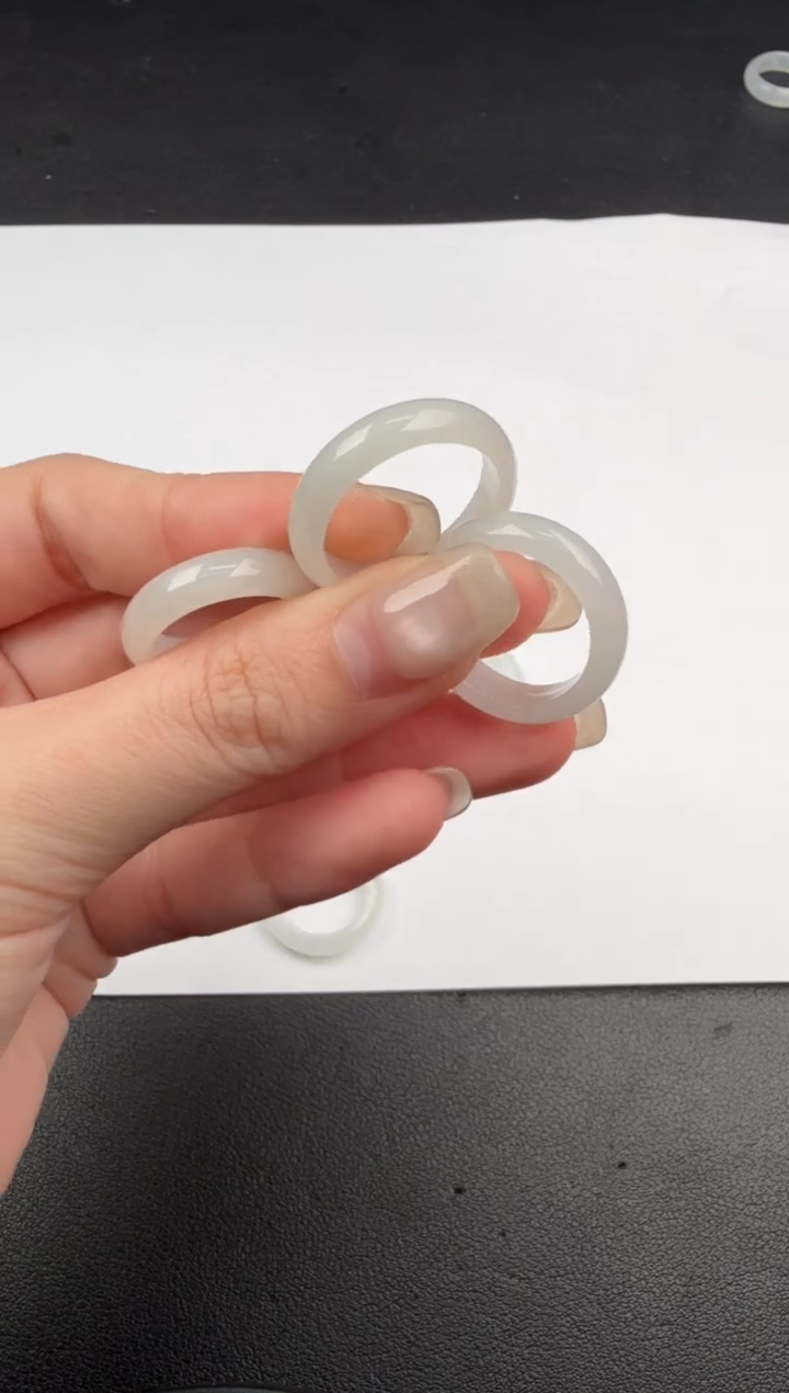 未镶嵌戒圈翡翠翡翠饰品（多样性发货一件）-144