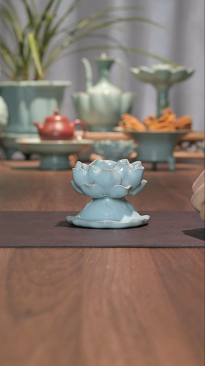 其他莲花灯（匠壹闲集 当代汝官窑）