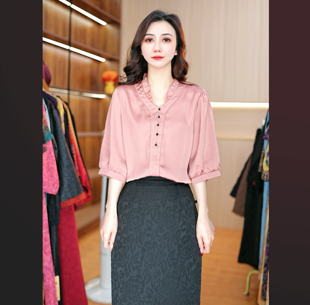 6028-18新款女士小衫上衣
