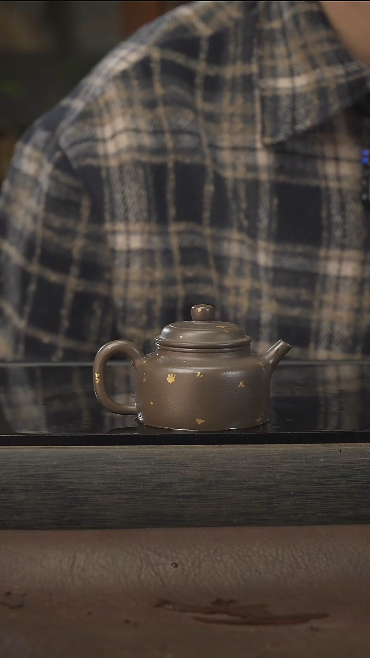 茶壶紫砂德中，墨绿，70cc