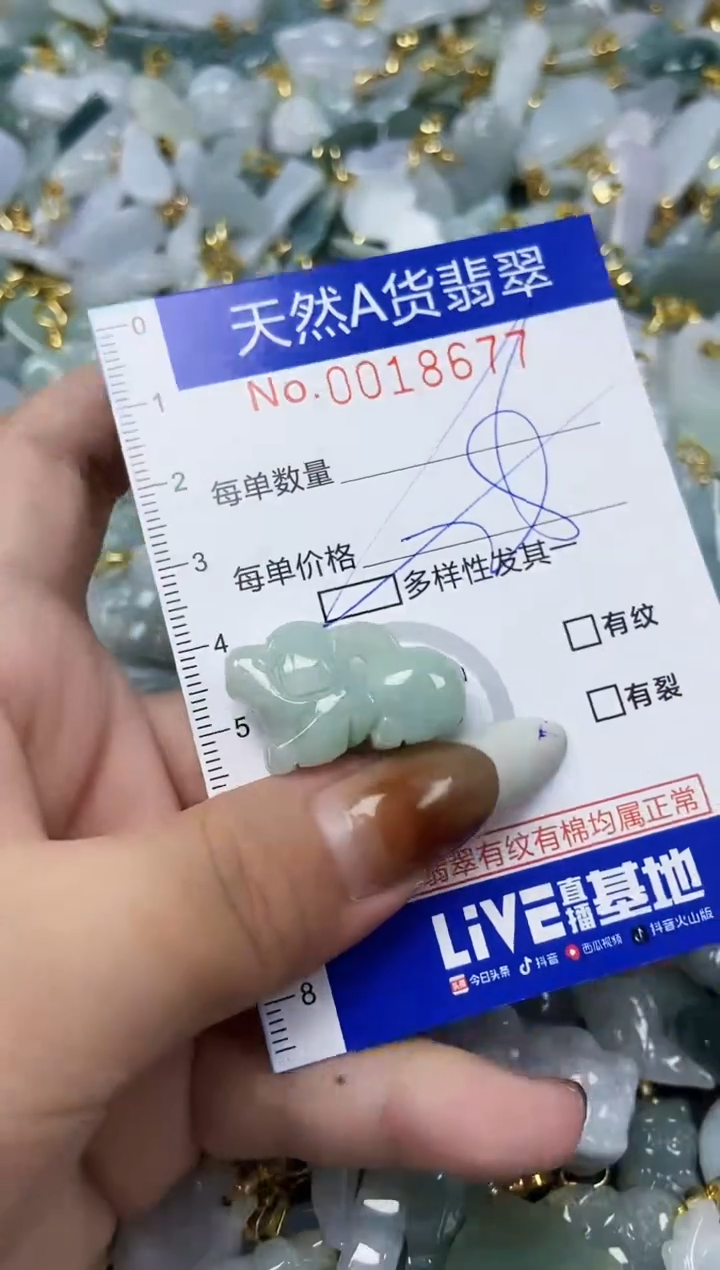 【闪购商品】翡翠颈饰未镶嵌天然A货翡翠