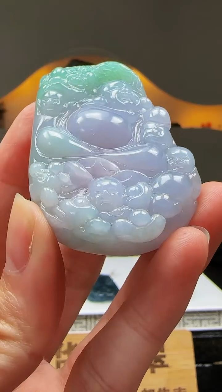 【闪购商品】定制翡翠未镶嵌Q02010翡翠毛货