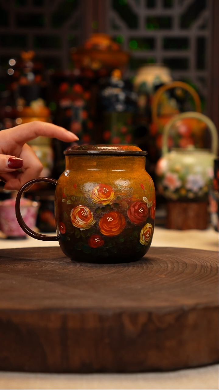 油画    手绘釉下彩