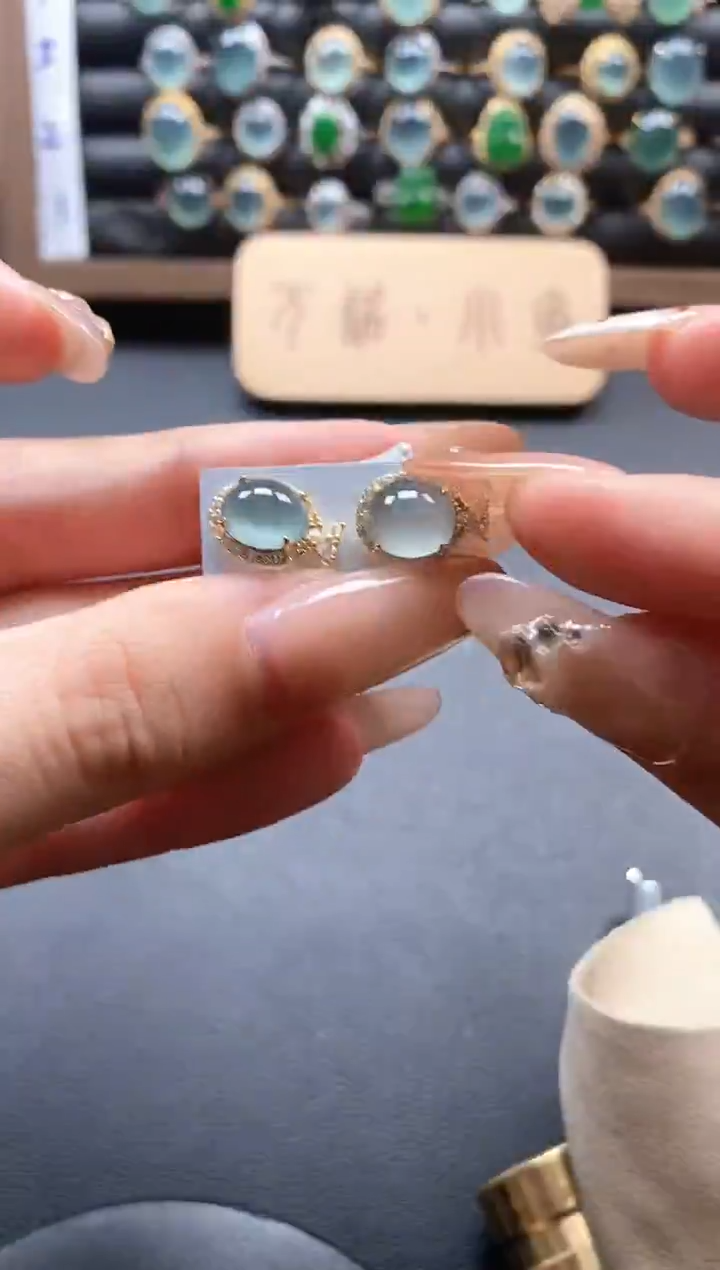 银S925镶嵌戒指翡翠51511