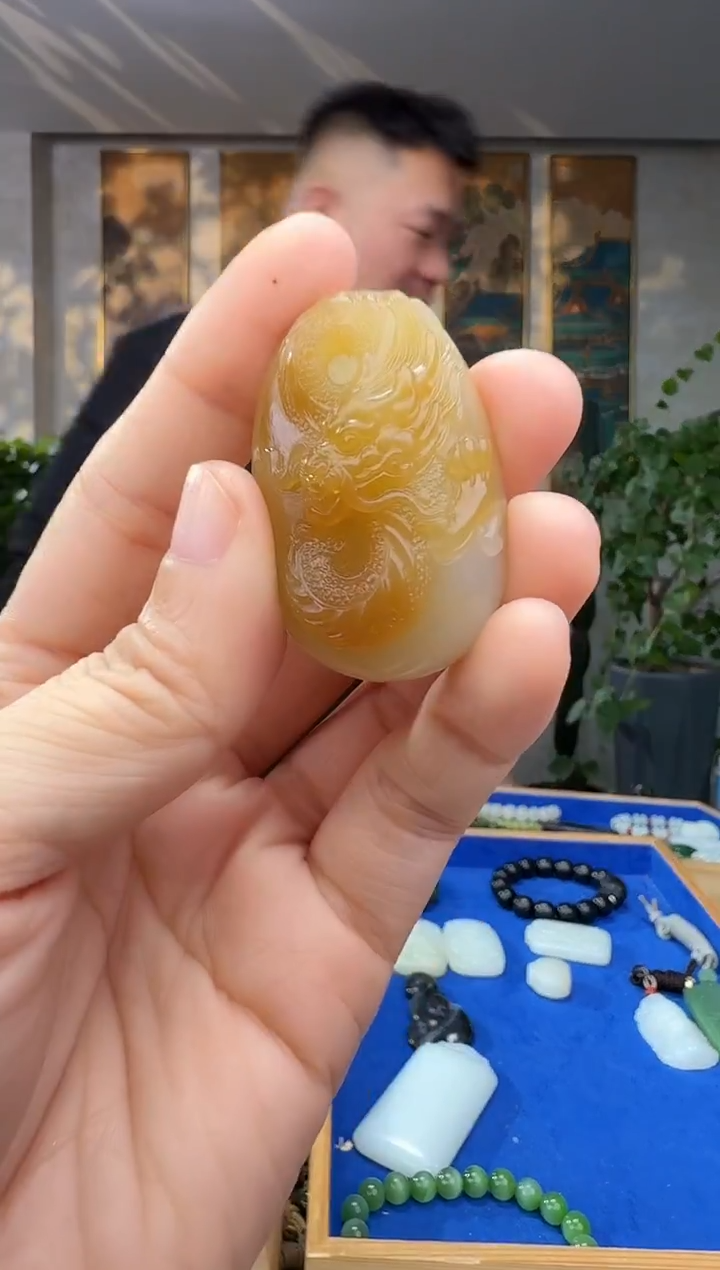未镶嵌和田玉挂件拍一发一