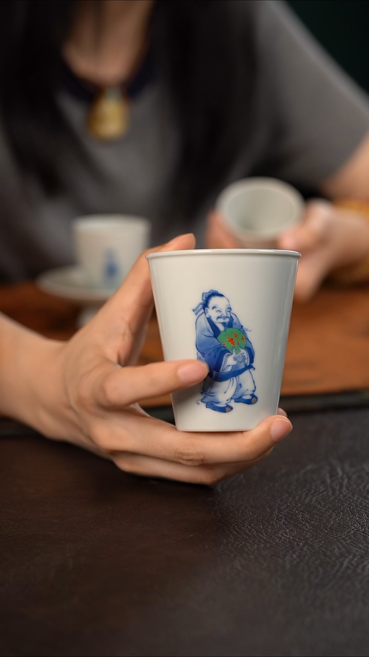 杯聚澜堂斗彩老者报西瓜可乐杯