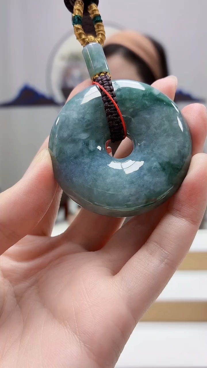 未镶嵌定制翡翠4852zm-毛货挂件扣子26