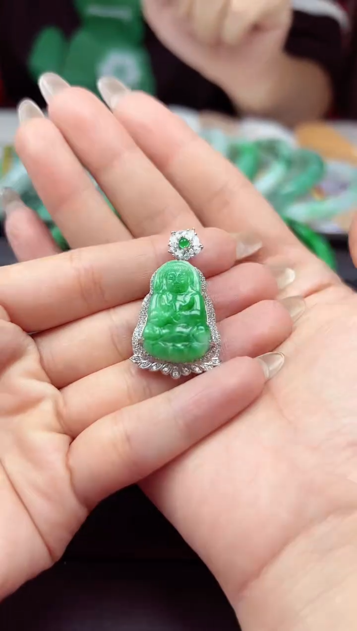 【闪购商品】翡翠颈饰银S925镶嵌 颈饰