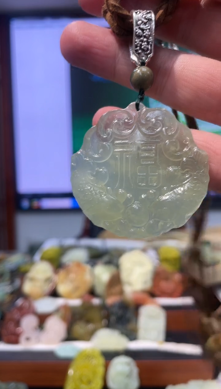 【闪购商品】岫玉吊坠未镶嵌·