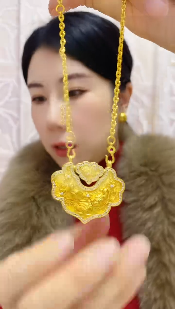 合金无048如意双钩套链
