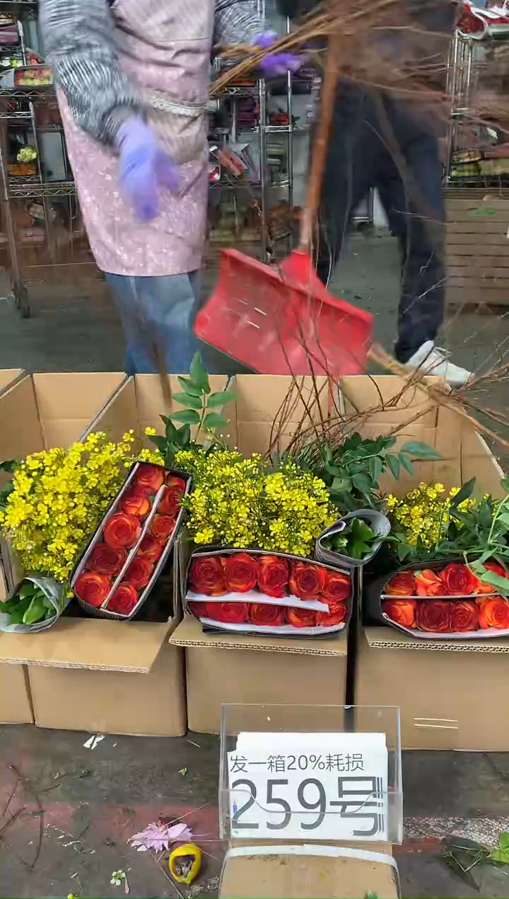 259号♥中通含20%耗损发一箱鲜花
