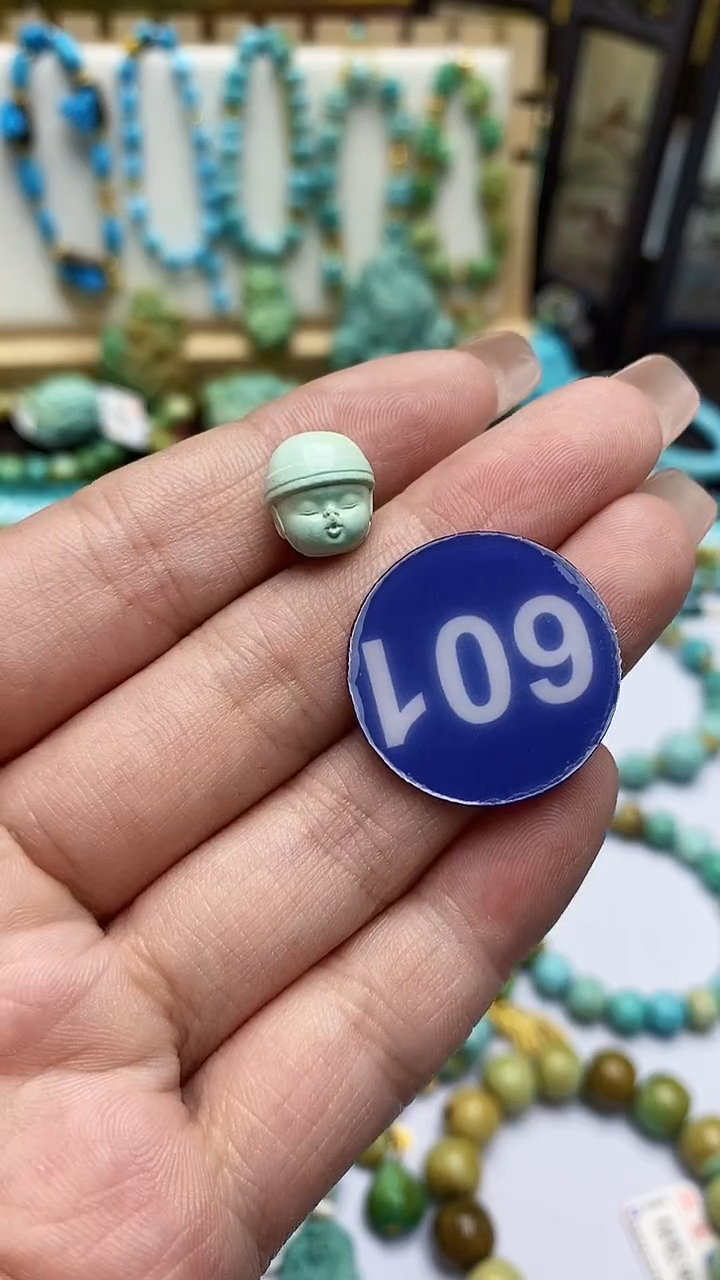 绿松石未镶嵌挂件601